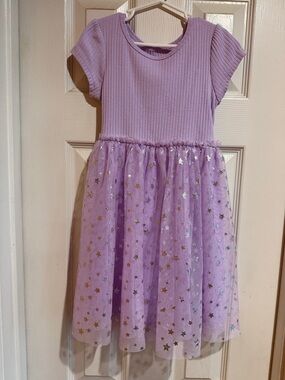 Lavender Star Tulle Dress - Size 6